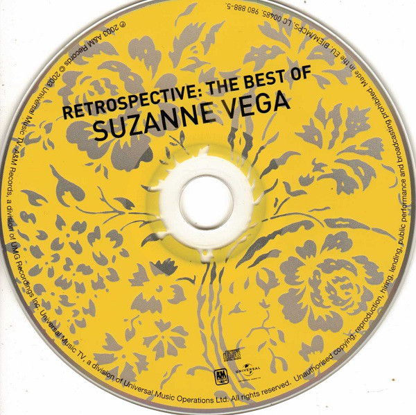 Suzanne Vega  The Best Of; Retrospective [dcd cd2